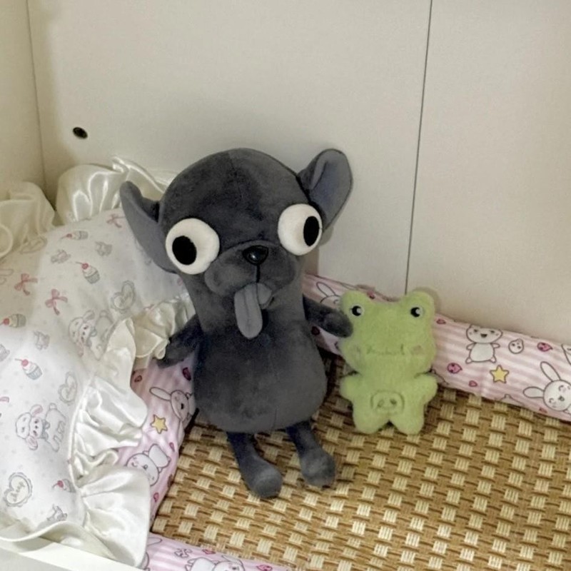 ChiHUAHU チワワぬいぐるみキーホルダーペンダント醜いかわいい人形おもちゃぶら下げバックルバッグペンダント人形|undefined