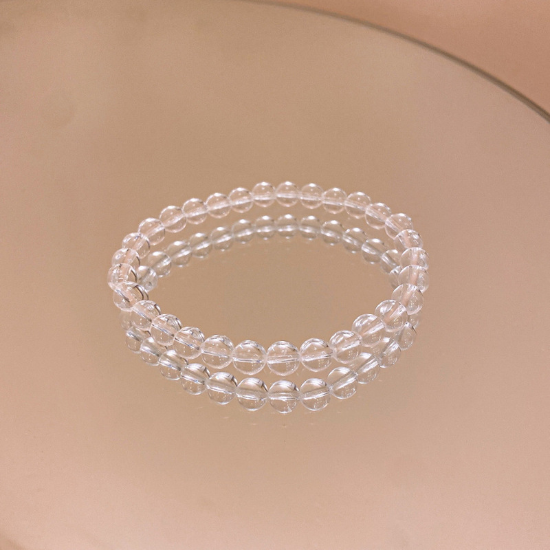 女性用クリスタルバタフライビーズブレスレット、軽くて豪華な親友ギフト、誕生日ブレスレット、見栄えの良い学生パーティーの絶妙なブレスレット|undefined