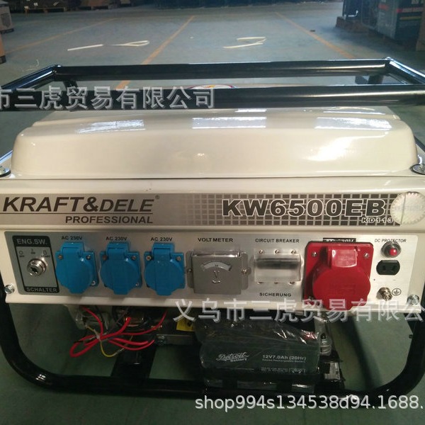 出口型 本田款式 3KW 三相 380V 电动  汽油发电机 家用 野外