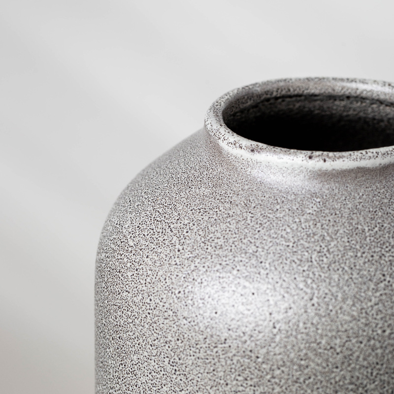 Flor seca pequeña decoración del hogar Morandi vasijo de cerámica sala de estar gabinete de televisión flor flor flor flor de estilo nórdico vasijo