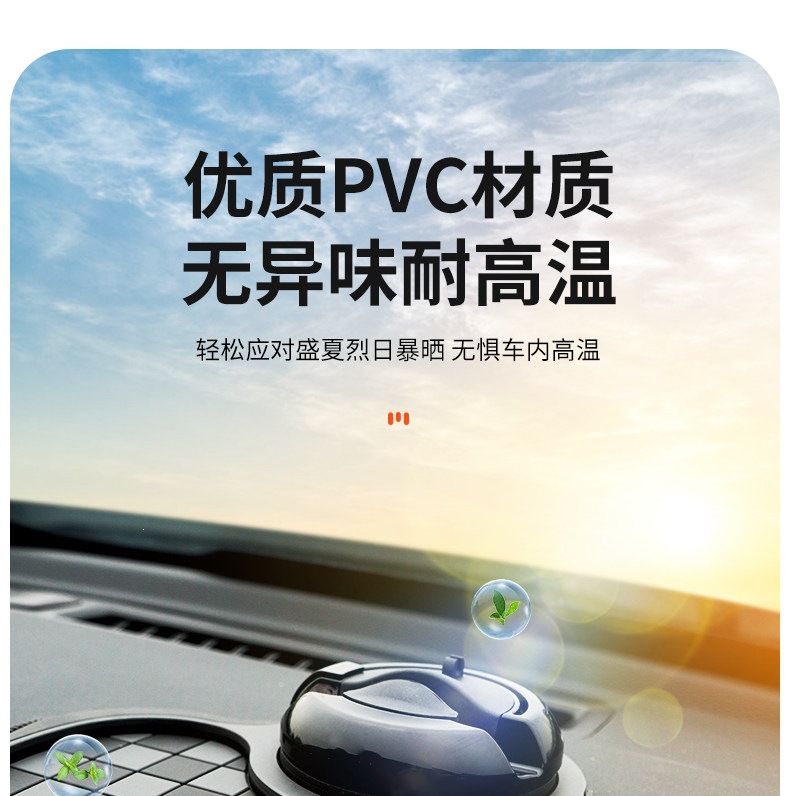 In-stock multi-functional anti-slip car mat, three-in-one license plate holder, heat-resistant, leaves no marks, and is ready to install