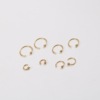 Titanium steel plating 18K gold C -shaped earrings sleep free of pick up daily earrings nourishing ear bone bone nails small ear ring