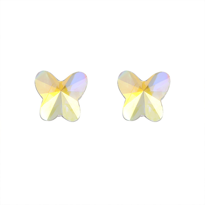 Fashion Star Sterling Silver Plating Ear Studs 1 Pair display picture 7