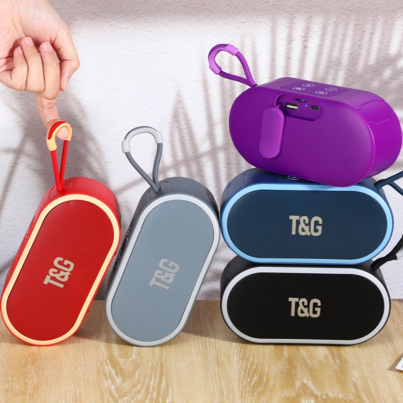 Comercio exterior TG689 altavoz inalámbrico Bluetooth TWS tandem altavoz de regalo de tarjeta de subwoofer de montaña al aire libre