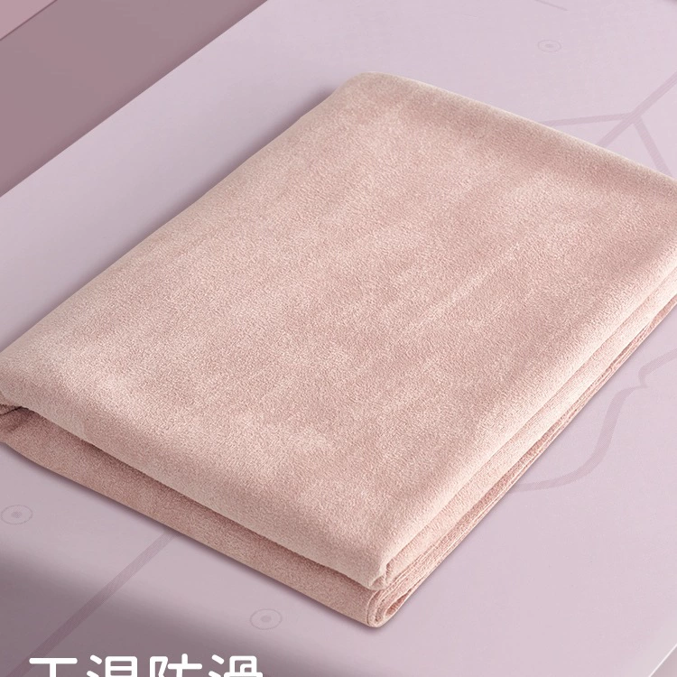 Полотенце для коврика для йоги для женщин, нескользящее, впитывающее пот, профессиональное полотенце для йоги, одеяло для отдыха, тканевая подушечка, грязеотталкивающая подушечка, портативный фитнес