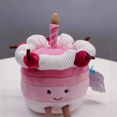 趣味さくらんぼケーキ人形かわいいぬいぐるみプレゼント