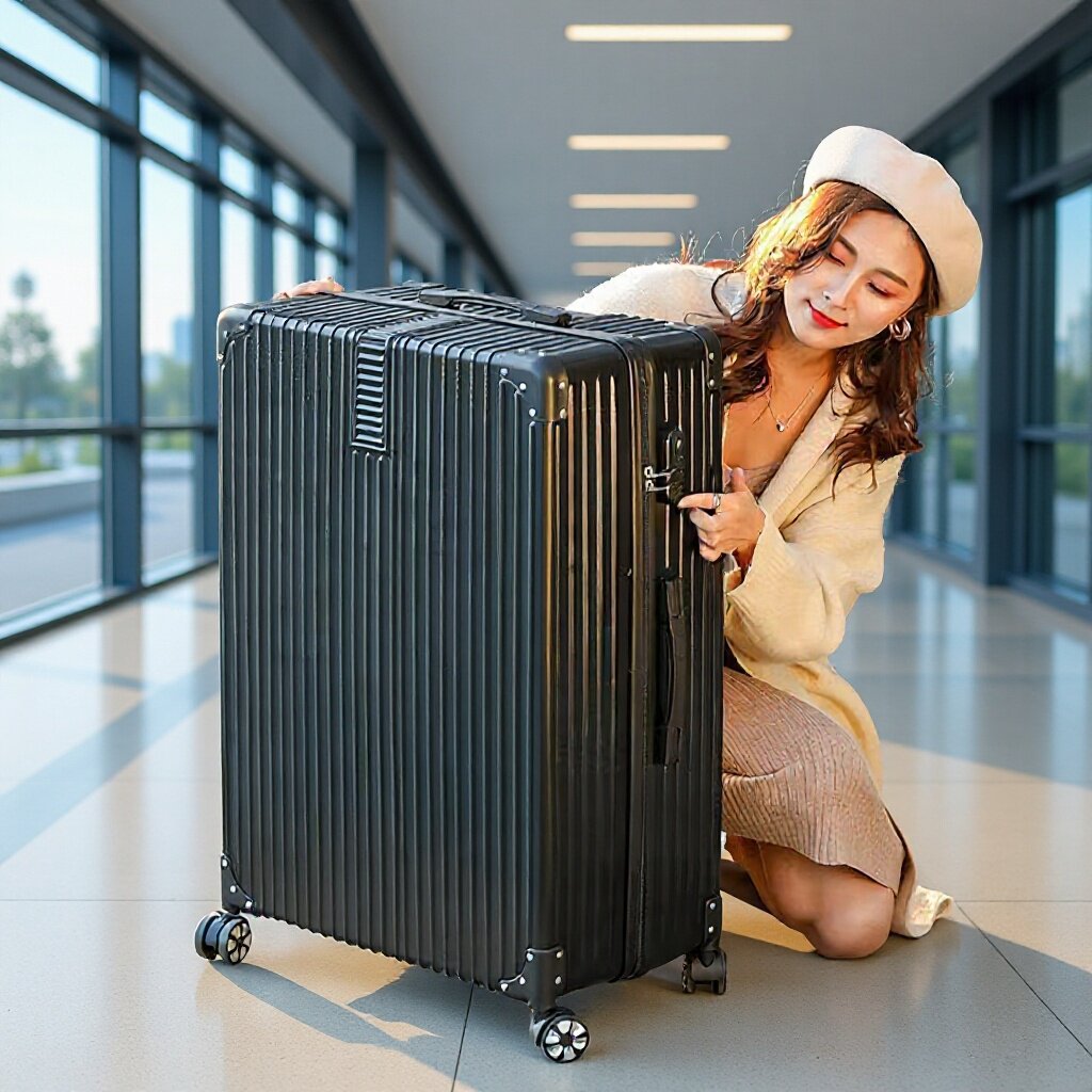 Maleta de estudiante con candado