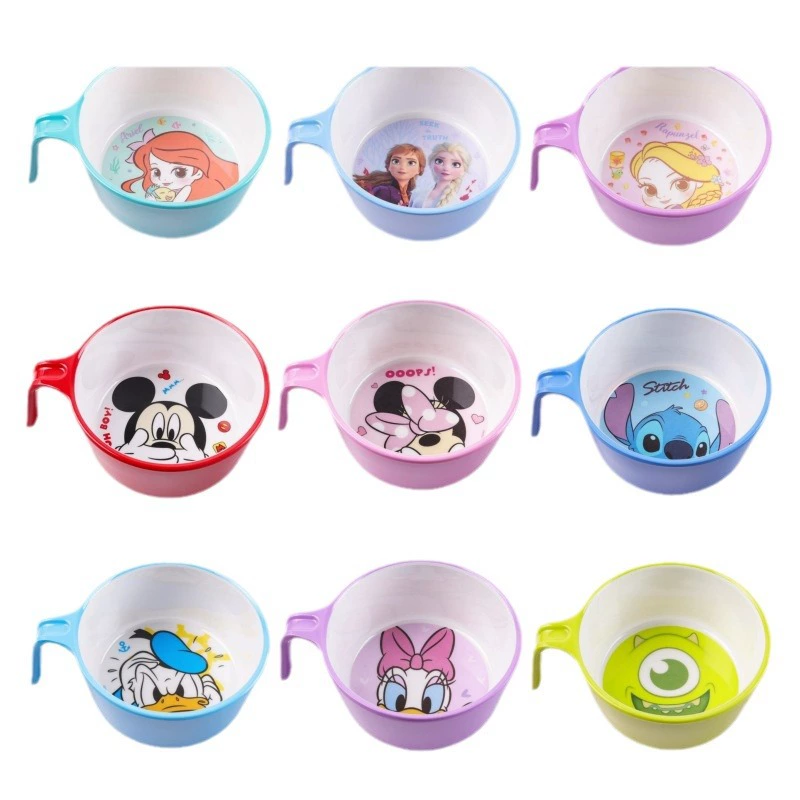 Disney, tableware for feeding, cartoon children's shatterproof dinner plate for food