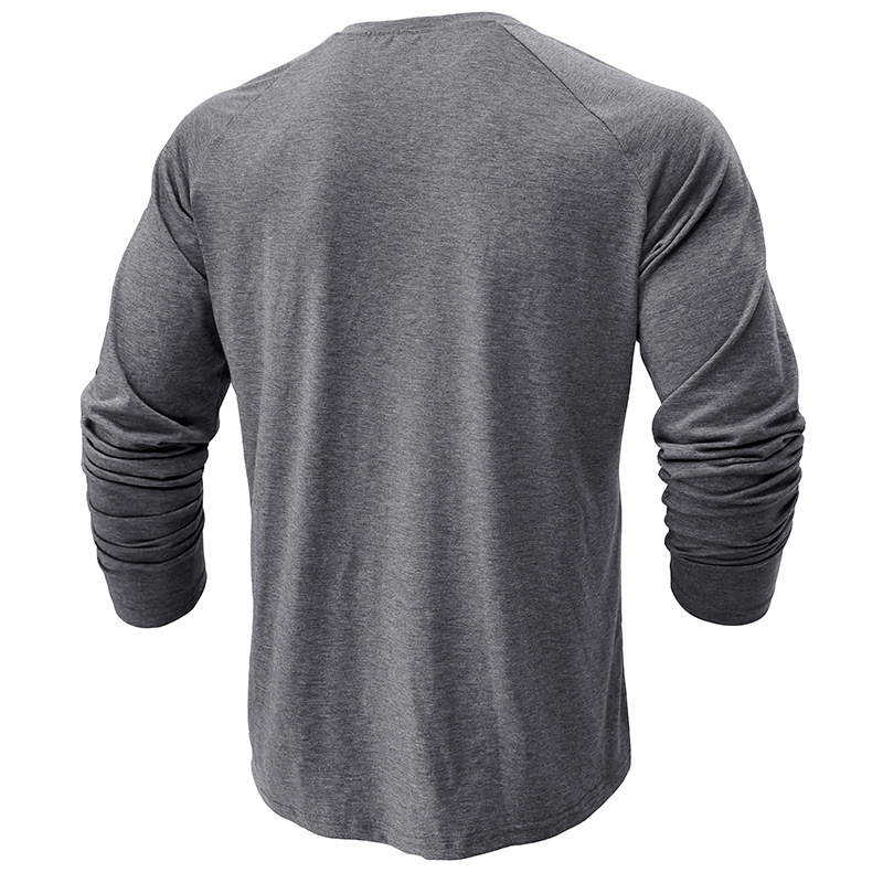 autumn and winter men's long-sleeved T-shirts, men's bottoming shirts, men's t-shirt clothing processing_voghion.com