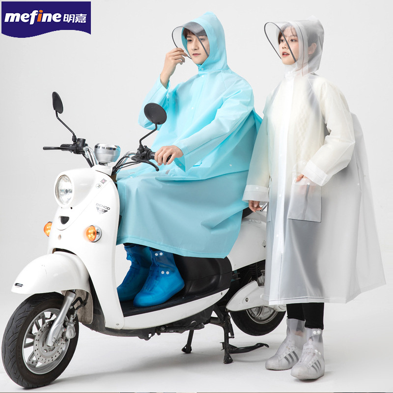 Transfronterizos EVA sólido chaqueta de lluvia para adultos engrosado unido caramelo color macaron sombrero portátil al aire libre