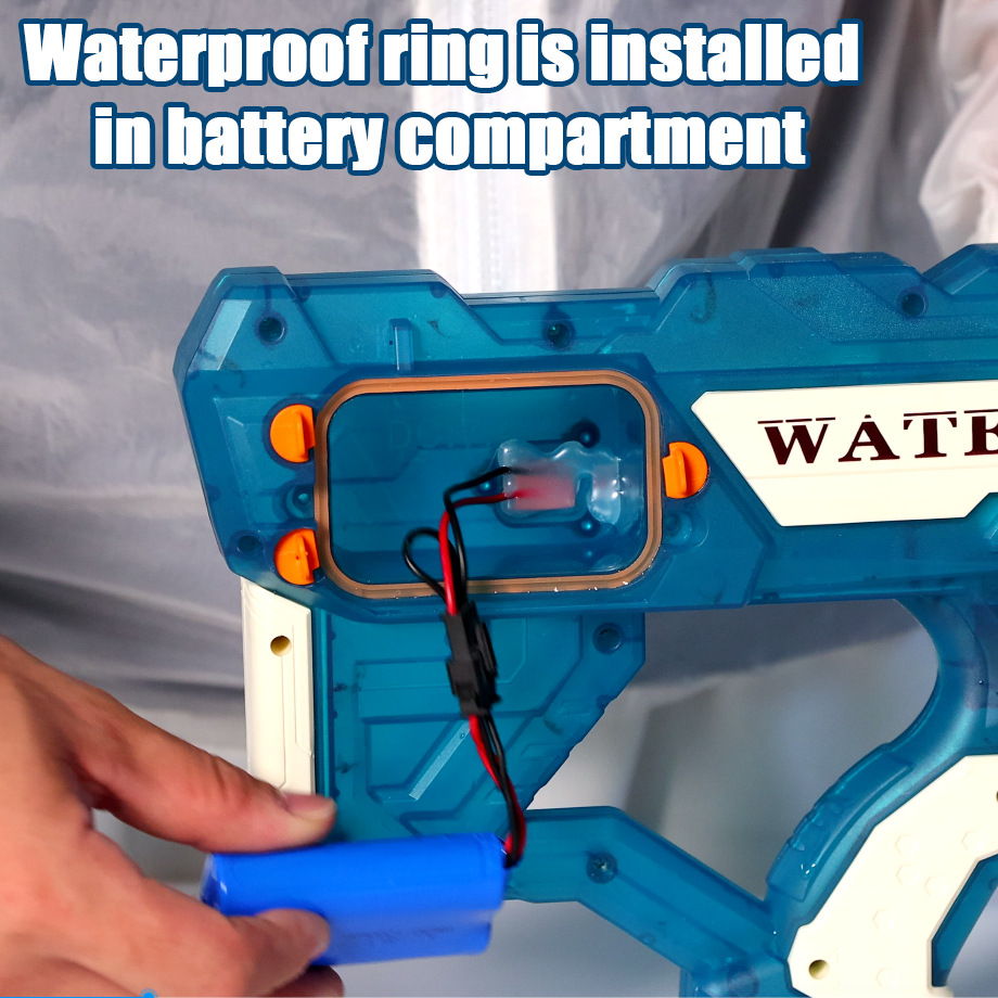 Pistola de Agua Eléctrica de Ráfaga de Plástico para Verano y Piscina