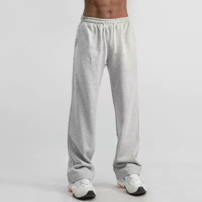 Cross-Border Spring and Autumn New Sports Jogging Pants Casual Loose Straight Sweatpants Casual Men's Floor-Length Mingyi