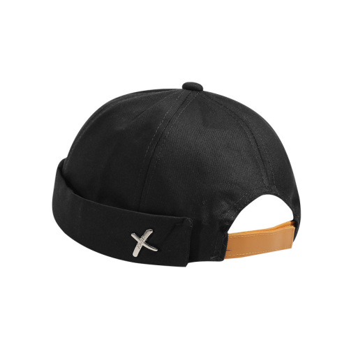 Landlord hat for women spring and summer niche new street versatile trend painter hat hip-hop retro face-showing small melon skin hat for men