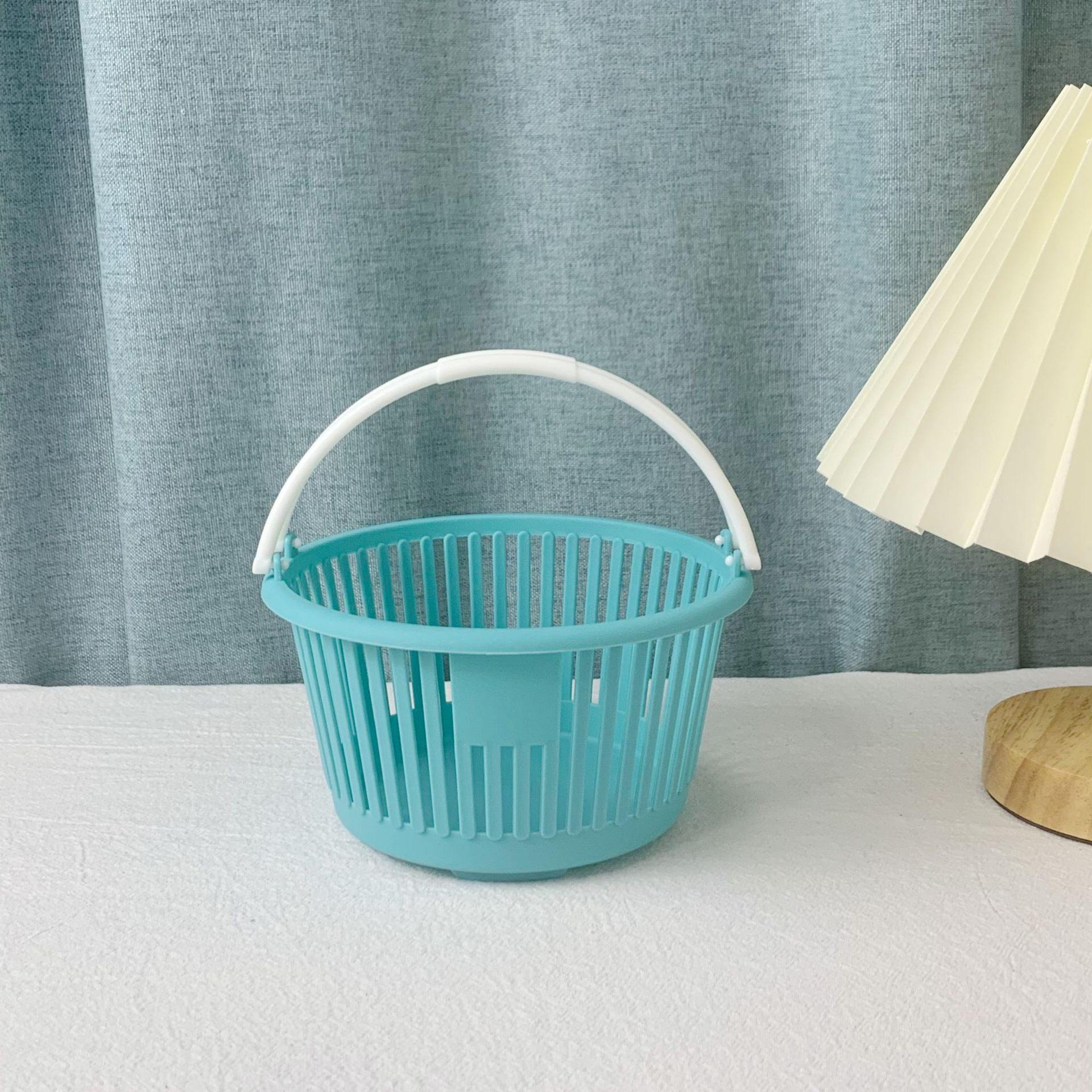 Ronda azul oscuro + blanco varilla portátil