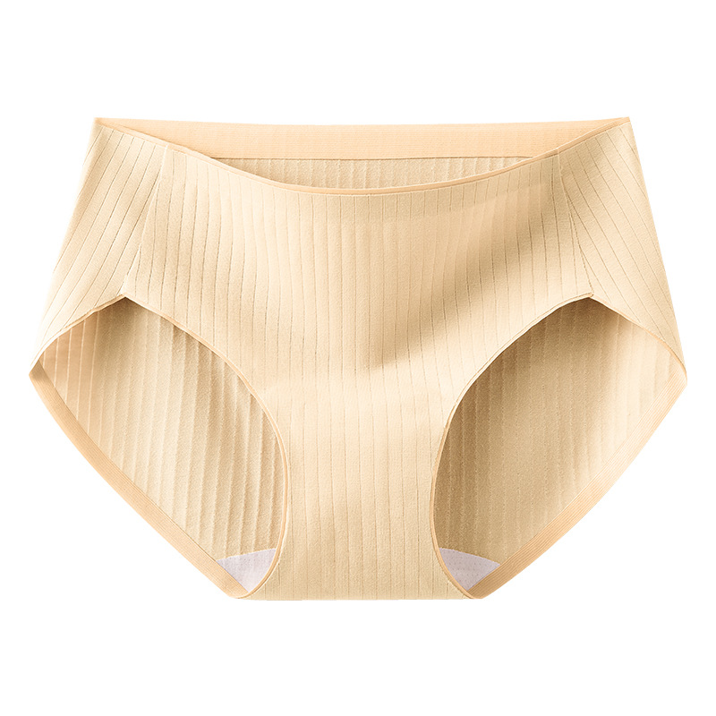 50 bragas sin costuras, rayas de cintura media, entrepierna larga, sin costuras, algodón 7A, cómodos calzoncillos para niñas sin costuras, cabeza de bragas image 8