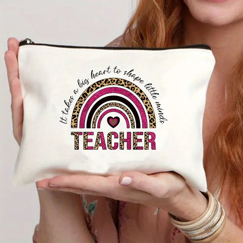 Día del maestro transfronterizo estudiantes maestros maquillaje de pintura al óleo día del maestro maestros maquillaje de pintura al óleo Amazon venta caliente bolsa
