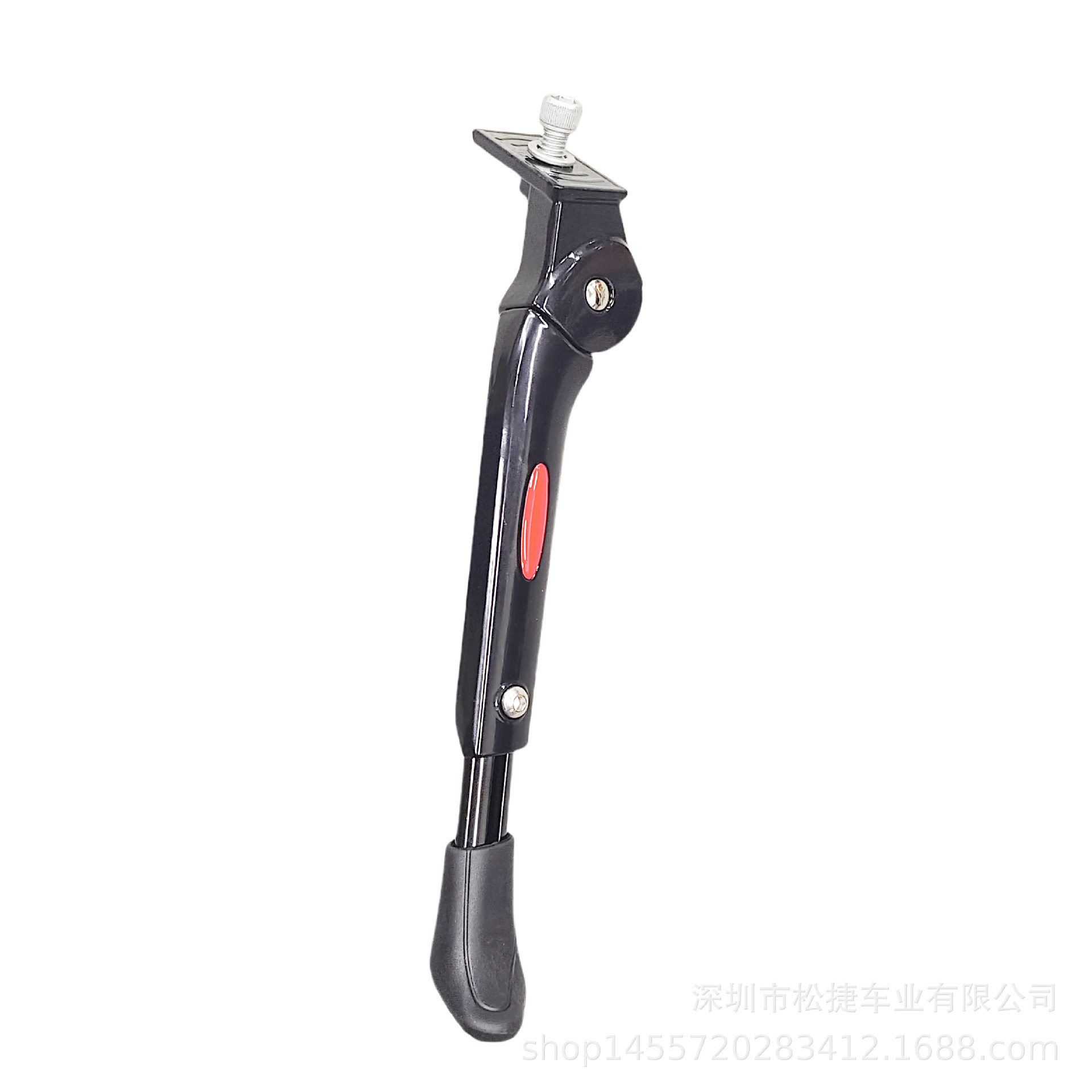 Adjustable Aluminum Alloy Center Stand for Mountain Bikes, Road Bikes, and Electric Bikes; Single Side Stand