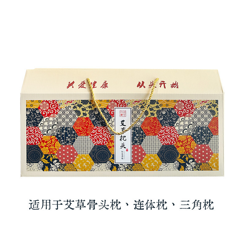 工場の新型の円柱枕は箱の純粋な艾草を持って頚椎の枕の円柱のキャンディーの艾灸の艾草の頚椎の枕を保護して卸売りします。|undefined