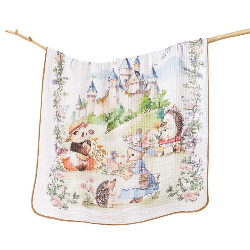 Gauze summer cotton bath towel for baby