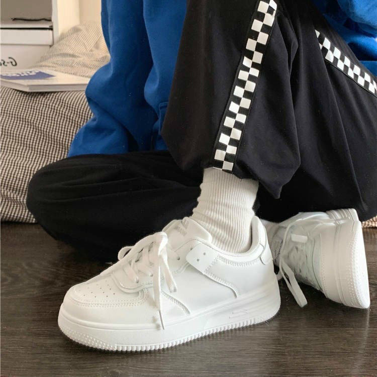 Zapatillas Blancas Versátiles para Mujer, Primavera 2025, Estilo Coreano, Suela Gruesa, Deportivas Casuales, Otoño, Venta Directa de Fábrica