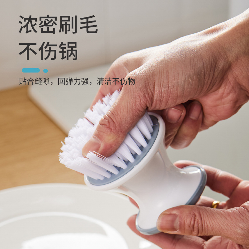 Fábrica directa cabeza redonda cocina cepillo olla lavavajillas artefacto bola de acero al por mayor multifuncional limpieza cepillo limpieza bola