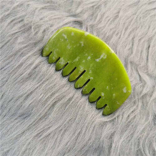 Jade Roller Powder Crystal Roller Serpentine Roller New Mountain Jade Roller Facial Jade Roller Massager Set