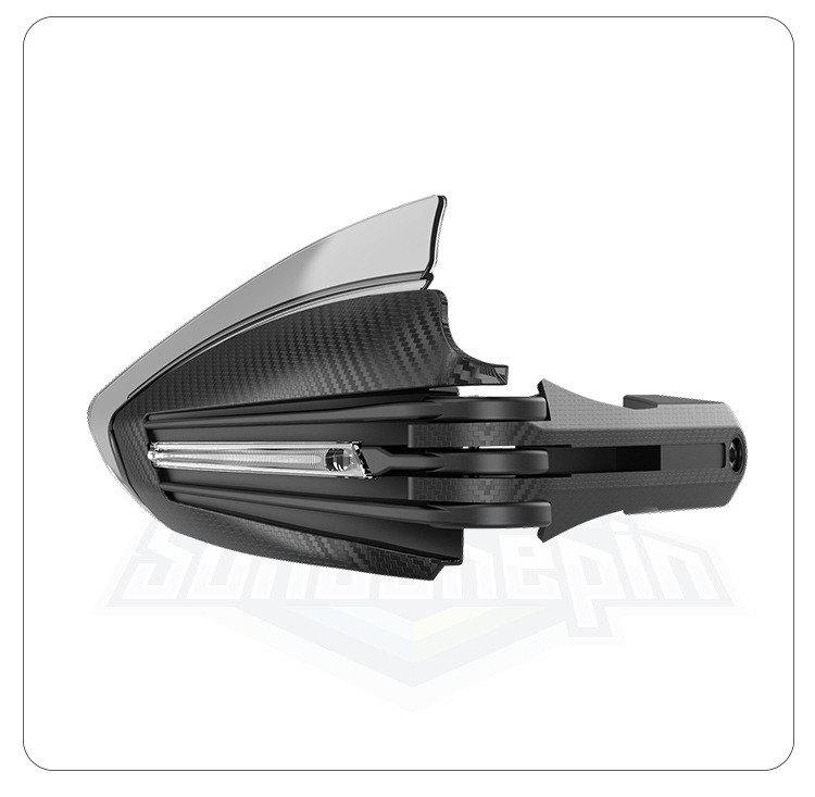 Motorcycle Accessories Led Lighted Handguards, Windproof, Anti-Fall, Foldable Handguards, Led Daytime Running Lights, Turn Signal Lights, Handrails
