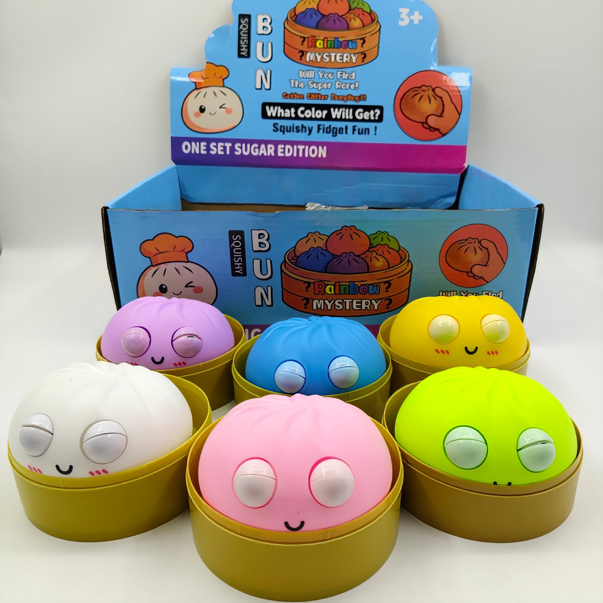Bollos de bolos de pop transfronterizos, pellizco de pellizco, descompresión de bolos de simulación suaves, forma de bolos de imitación encantadora, interesante, no pegajoso, alivio de la aburrimiento. image 35