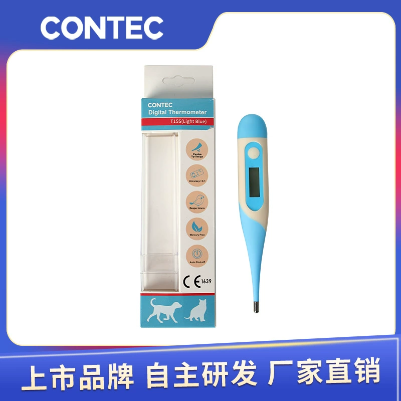 Животный термометр с мягкой головкой Kangtai Ветеринарный электронный термометр Термометр для кошек и собак Домашние животные Быстрый термометр