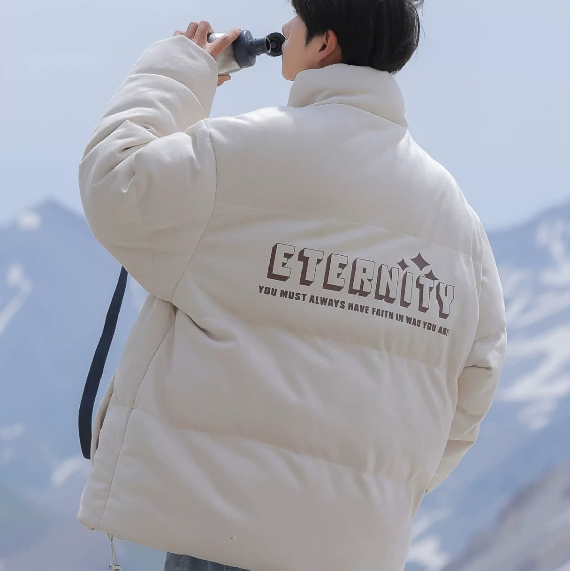 Winter New Men's Thickened Warm Padded Jacket Regular Stand-up Collar Padded Jacket Korean Version Trendy Youth Down Padded Jacket_voghion.com