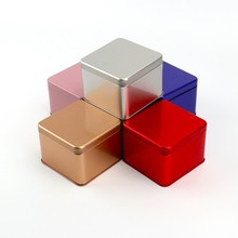 102方形缩口茶叶罐马口铁盒饼干糖果铁皮盒马口铁茶叶罐盒礼盒