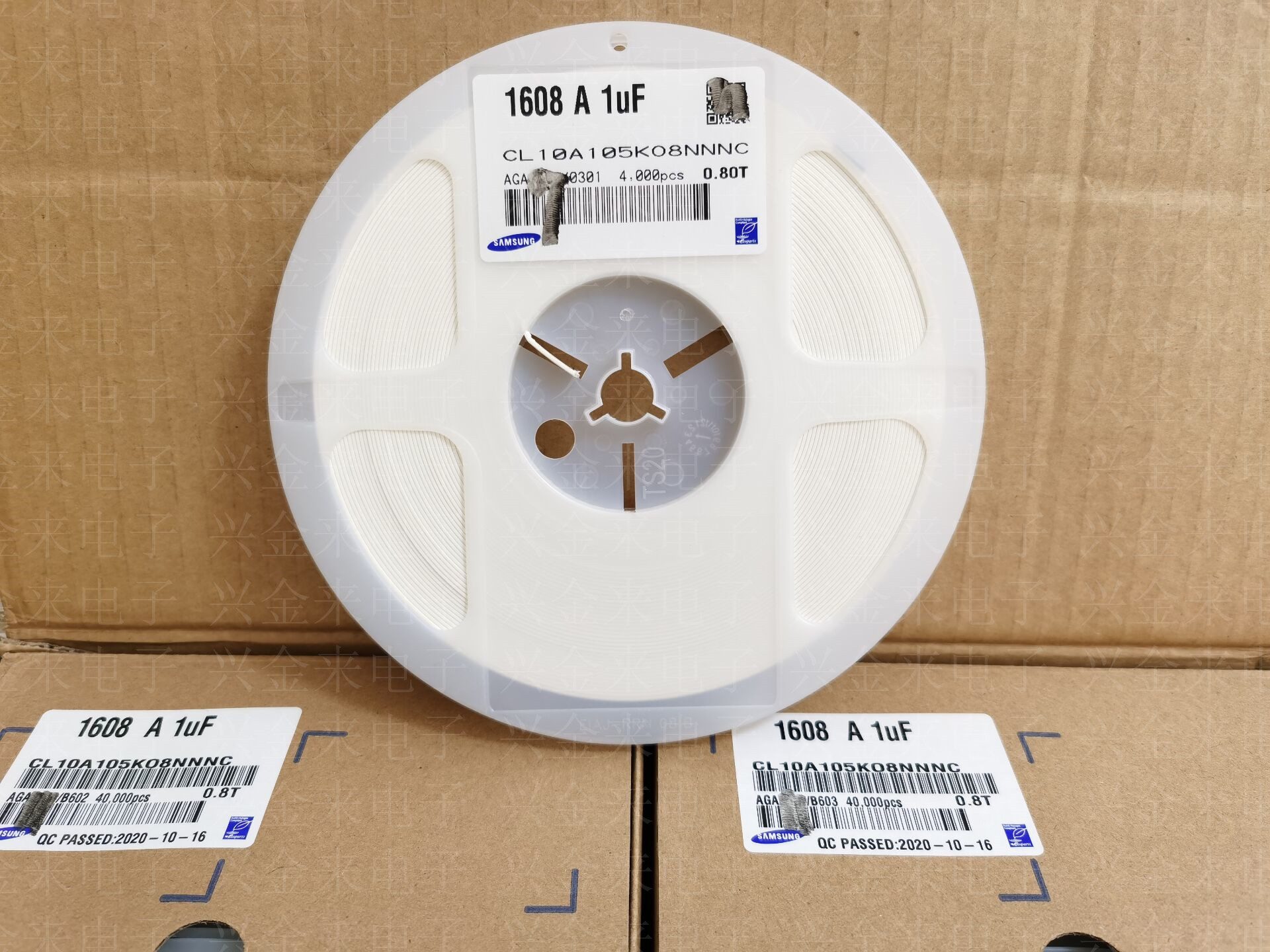 贴片电容020104020603105K1UF10%10V16V50V08051206原装X5R材质