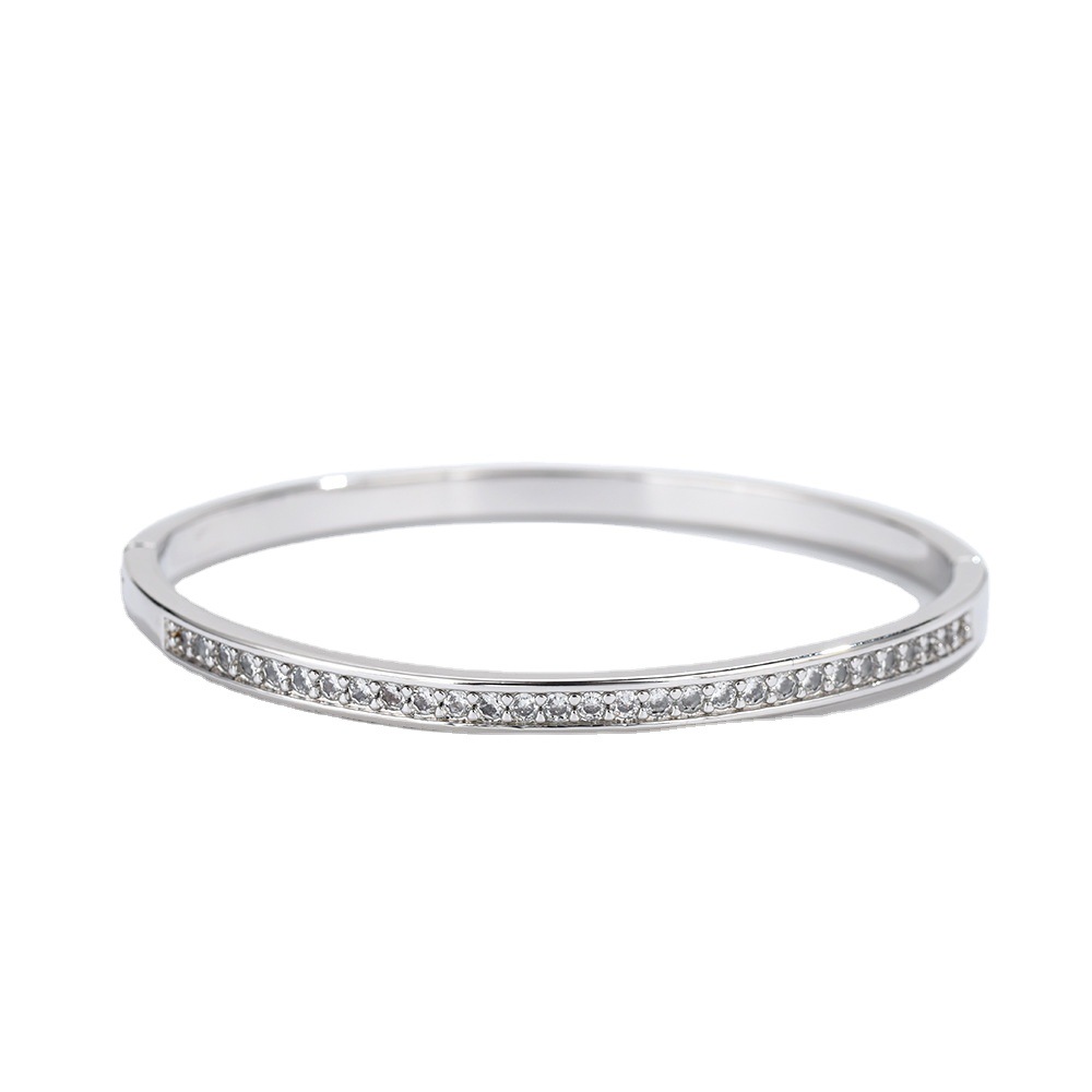 Pulsera de diamantes brillantes estilo estrella, muy vendida en el extranjero, para mujer, estilo minimalista, diseño de nicho, moderno y a la moda.