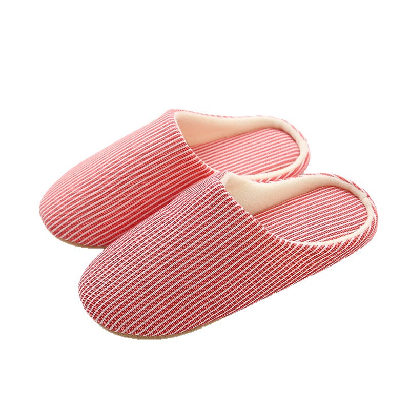 Pantuflas de Interior Silenciosas para Piso de Madera, Estilo Japonés, Lavables a Máquina, con Suela Suave, para Primavera y Verano, Pantuflas Unisex de Algodón para Comodidad en el Hogar