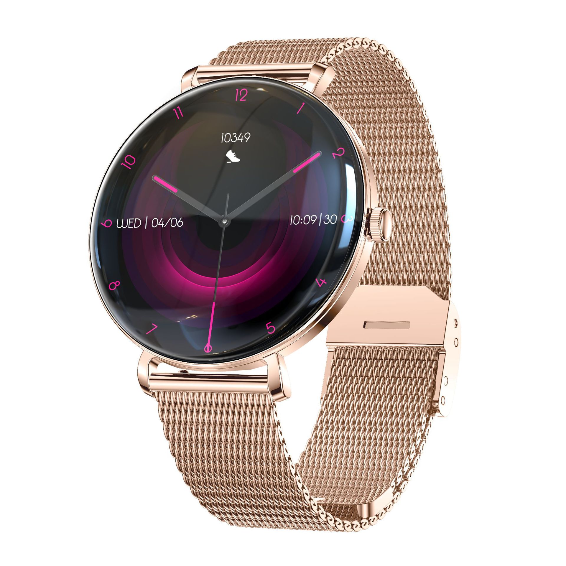 Ronda completa táctil ZL02d inteligente reloj deportivo ritmo cardíaco presión arterial monitoreo del sueño grabación paso control remoto foto