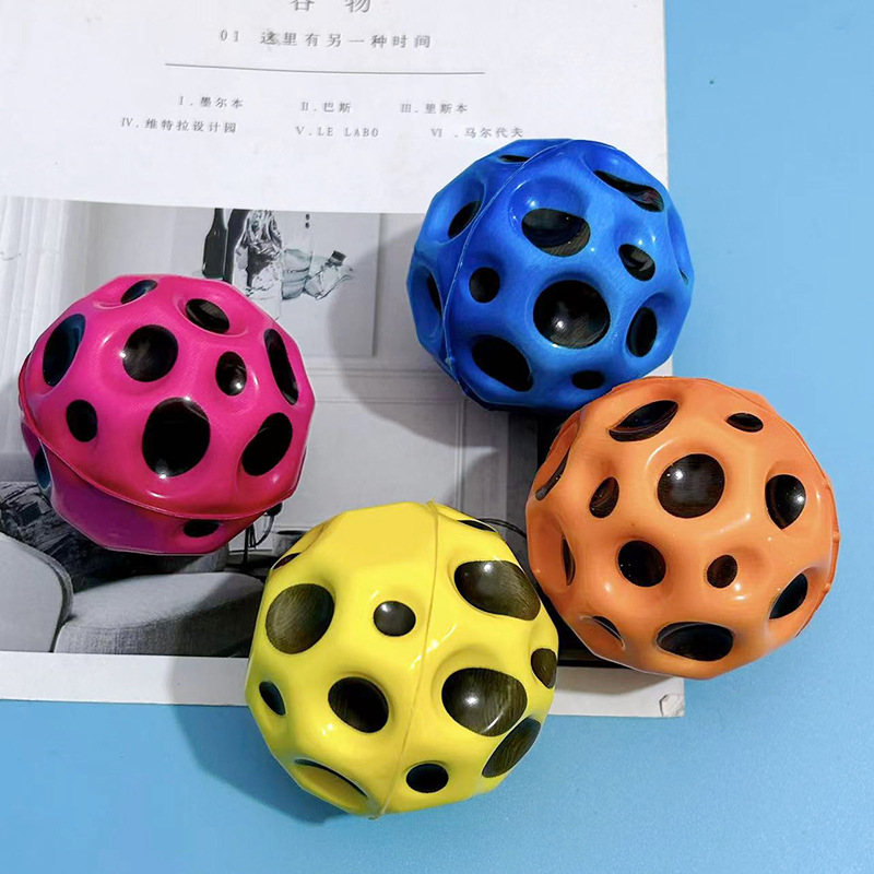 Nueva bola de juguete para perros, bola de espuma de piedra de luna, bola de espuma elástica, bola de juguete interactiva para perros, mascotas