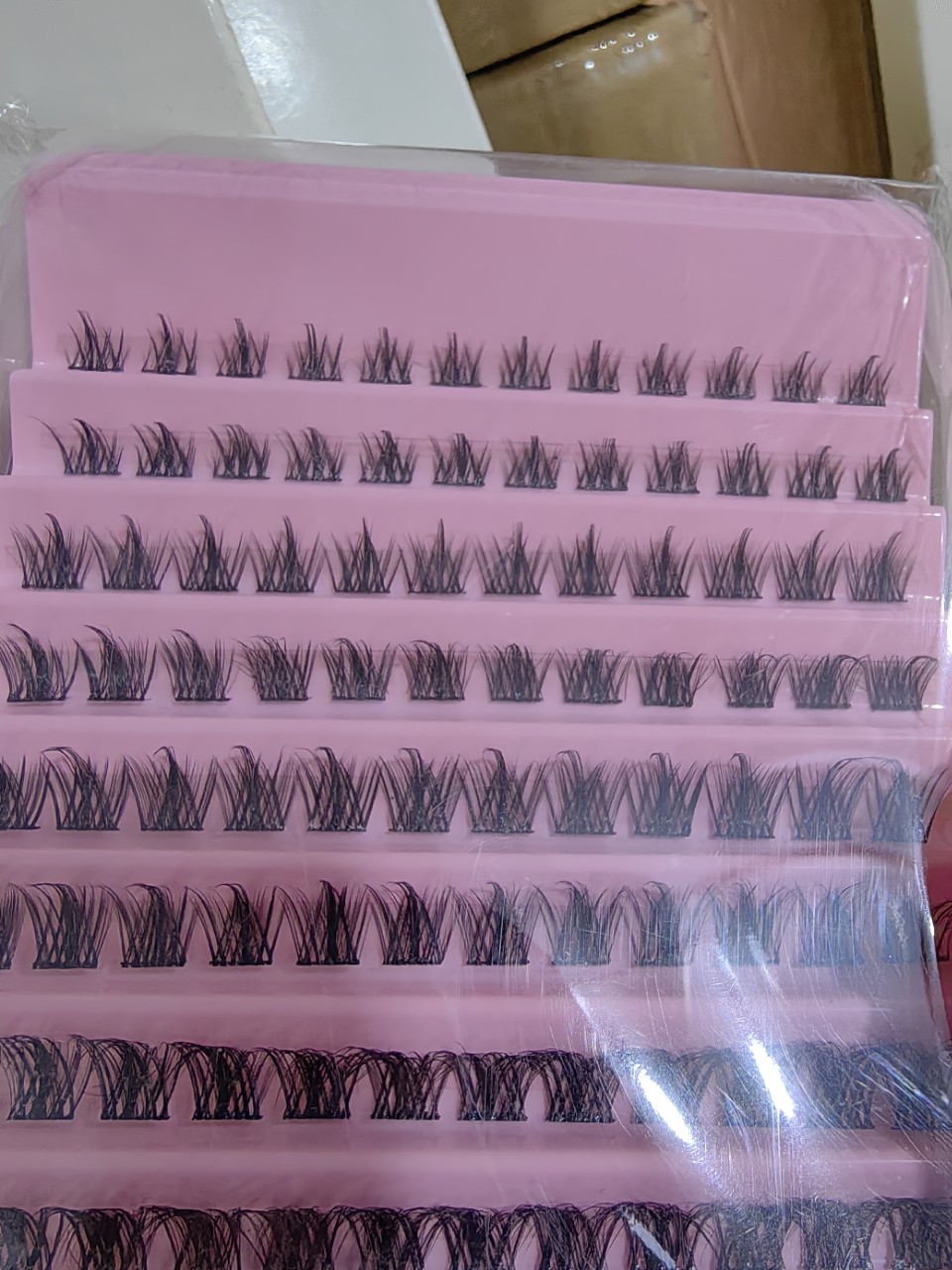 Xj3 Segmented Eyelashes, Amazon European and American Style, Thick, Curled, and Long
