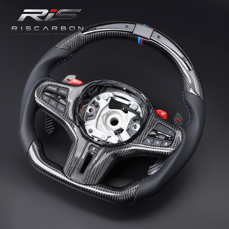 Suitable for Bmw g Carbon Fiber Color Line Led Heated Steering Wheel X3X5G20G30G05G01G22G11G02G06