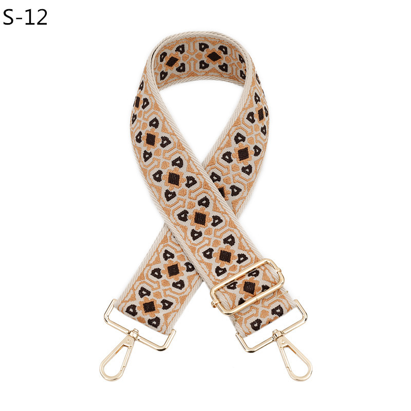 150g Weight All Seasons Polyester Metal Ditsy Floral Bag Strap