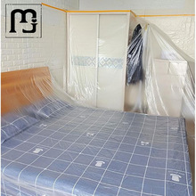 家用防尘布一次性门窗包床垫遮挡施工装修玻璃窗户保护膜自粘防翊