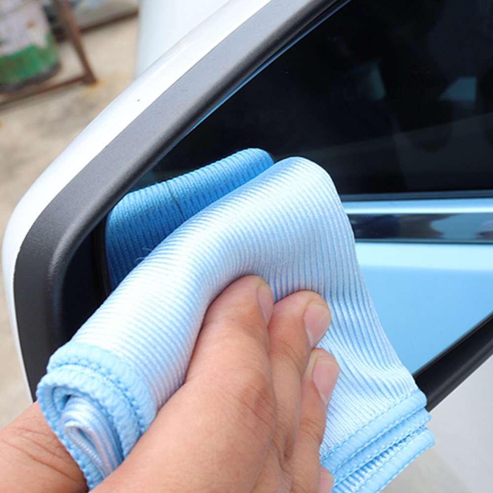 Trapos de espejo Toalla de vidrio para el hogar Limpieza El mantel absorbente no es fácil de perder el pelo, paño de limpieza sin marca de agua, paño de copa de vino