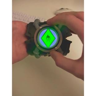 Junior Hacker Watch Children's Toy Tian Xiao Ban Transformation Sound Light Projection 2024 New Boys Cool Watch