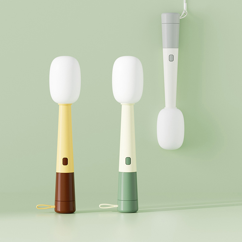 Cepillo de la tapa de la taza cepillo de tres en uno multifuncional taza de vacío taza de agua taza de alimentación botella taza boca artefacto de limpieza de silicona