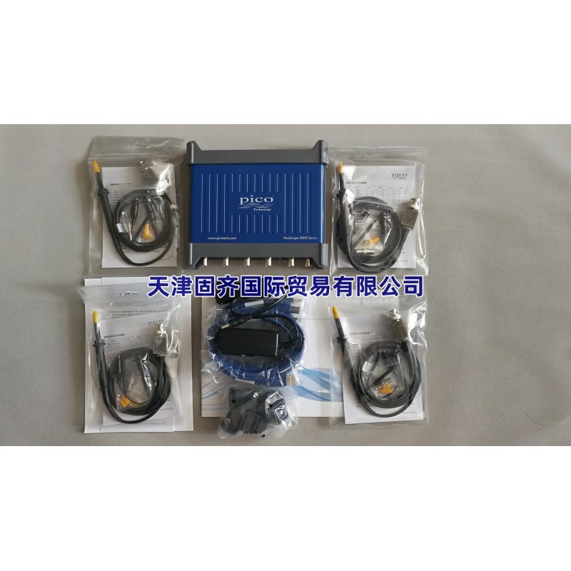 PicoScope 3406D MSO PP936 200MHz 4通道混合信号示波器带4探头