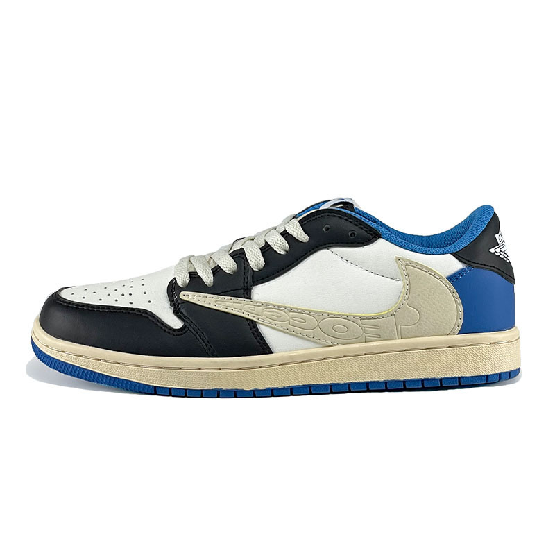 Nike oficial AJ barbado zapatos de hombre zapatos de patina baja para hombres samurai negro zapatos de pareja deportivos casuales puros image 12