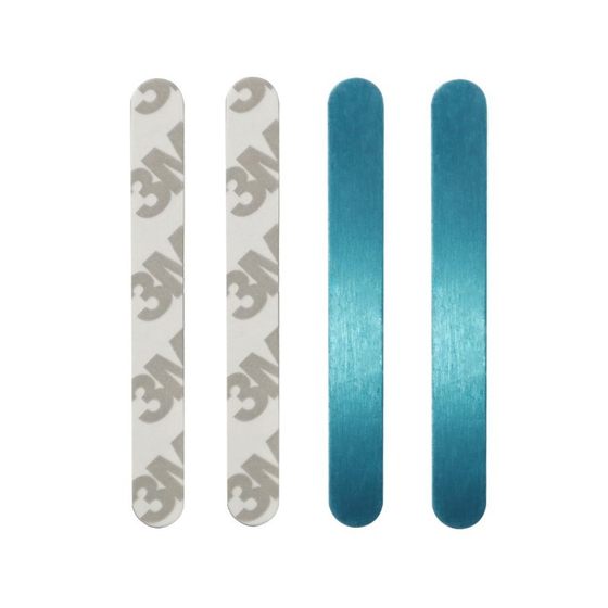 Thin rectangular magnetic sheet packaging box Oval iron fixed mold iron magnetic pen container accessories