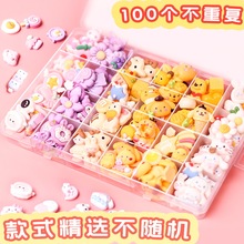 软胶贴片卡通咕卡火漆饰品3D立体贴片diy奶油胶手机壳冰箱贴片材
