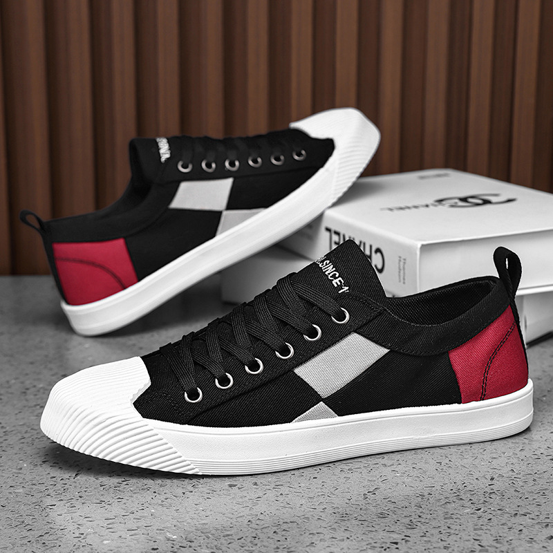 Las nuevas zapatillas de deporte de corte bajo de los hombres se pueden usar en cuatro estaciones, cómodas, transpirables, simples y elegantes, ligeras y de todo fósforo