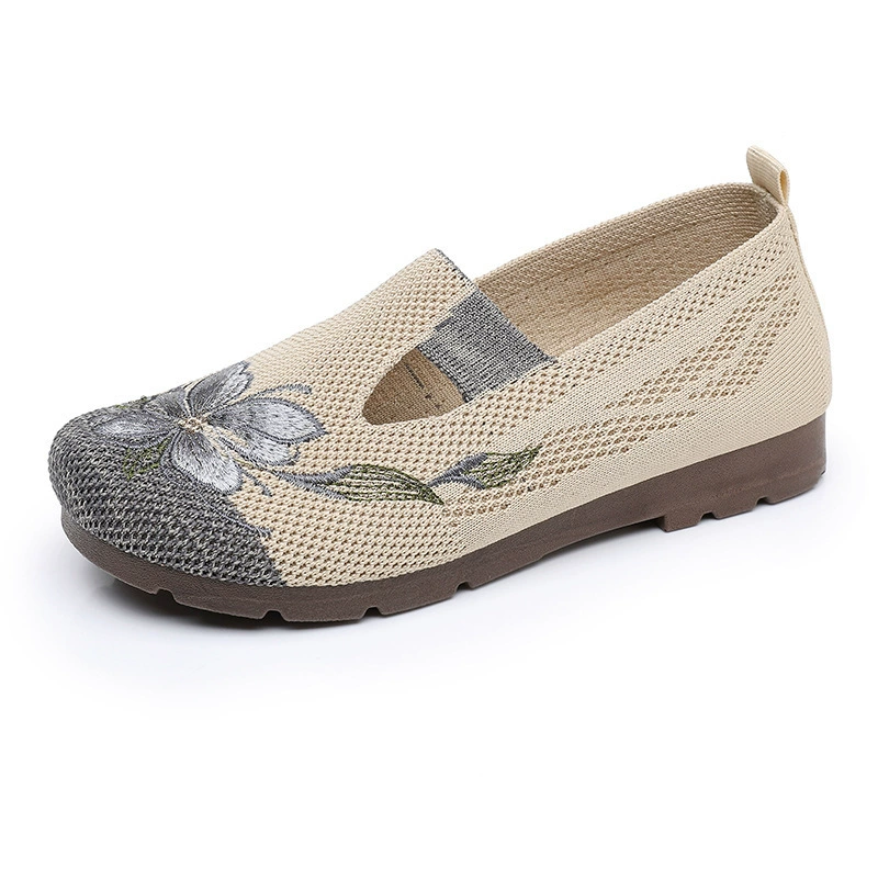 Легкие, обувь, дышащие комфортные нескользящие туфли для мамы, мягкая подошва