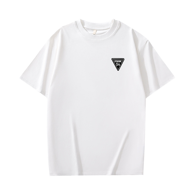 Printed Short Sleeved T-shirt For Boys On Instagram Fashion Label, 2025 Summer Trend Loose Half Sleeved Versatile T-shirt_voghion.com